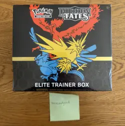 Pokemon TCG Hidden Fates Elite Trainer Box ETB Factory Sealed - Image 1