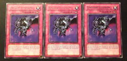 Yu-Gi-Oh! 3x Finstere Illusion, PTDN-DE071, Rare, 1. Auflage, Deutsch, Good - Image 1