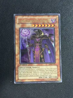 Yugioh Dark Eradicator Warlock SD6-EN001 Ultra Rare 1st Ed - LP - Image 1