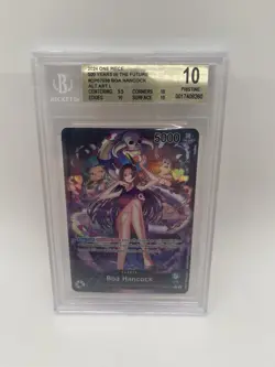 One Piece Boa Hancock op07-038 Alt Art Leader BGS 10 PRISTINE Parallel - Image 4