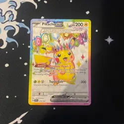 Pokemon TCG | Pikachu ex 219/191 Sv08: Surging Sparks Holo Pack Fresh NM+ - Image 1