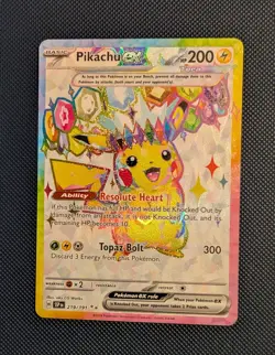 Pikachu ex 219/191 - Pokemon TCG Surging Sparks - Image 1