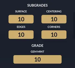 Pokemon TCG Surging Sparks Pikachu EX 219/191 Gem Mint Ace 10 Perfect Sub Grades - Image 3