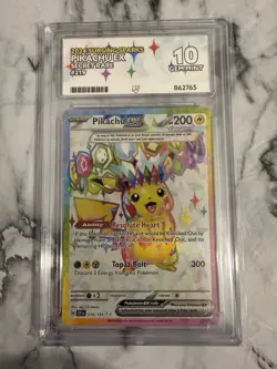 Pokemon Pikachu TCG Surging Sparks EX 219/191 Secret Rare Ace 10 - Image 1
