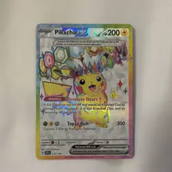 Pokemon TCG Surging Sparks Pikachu EX 219/191 NM Condition Secret Rare - Image 1