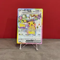 Pokemon Pikachu TCG Surging Sparks EX Card 219/191 Near Mint Condition - Image 1