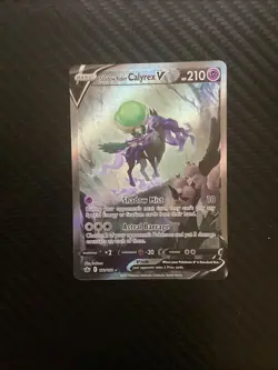 Pokemon Shadow Rider Calyrex V Alternate Art 172/198 Chilling Reign NM - Image 1