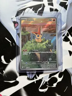 Pokemon TCG Victini SVP 208 Full Art Illustration Black Star Promo Rare Holo #20 - Image 1