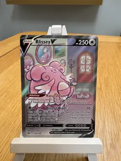 Pokemon Blissey v Alternate Full Art Holo Card 183/198 Chilling Reign - Image 1