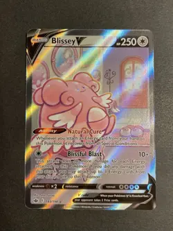 Blissey V 183/198 - Alt Art - Ultra Rare - Chilling Reign - Pokemon Card TCG - Image 2
