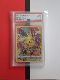 Pokemon Pikachu Holo Full Art Secret Rare Card 160/159 Crown Zenith PSA 10 - Image 1