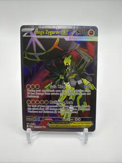 Mega Zygarde ex 104/088 Me03: Perfect Order Holo Pokemon Card - Image 1