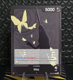 Imu OP13-079 Carrying On His Will Regular One Piece Leader TCG CCG Card - Image 1
