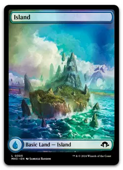 Island (0305) #305 (Foil) (NM) Modern Horizons 3 MH3 Magic MTG - Image 1