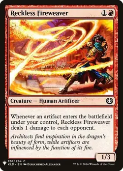MTG - Reckless Fireweaver - The List - Magic the Gathering - Image 1