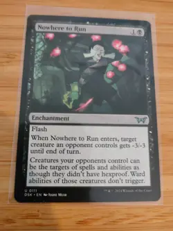 MTG Nowhere to Run 0111 Duskmourn M/NM Free UK P&P - Image 1