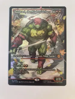 MTG TMNT Raphael, the Nightwatcher (Showcase) Foil #287 - Image 1
