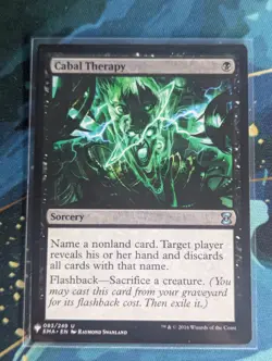 MTG Cabal Therapy - NM - Eternal Masters - Image 1