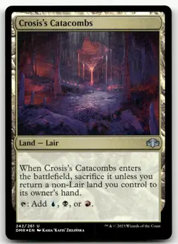 Crosis's Catacombs #242 (Foil) (NM) Dominaria Remastered DMR Magic MTG - Image 1