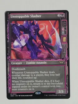 Unstoppable Slasher (Showcase) - 312 - Duskmourn: House of Horror - NM - Image 1