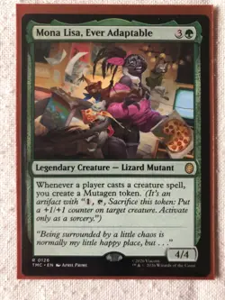 TMNT MTG Mona Lisa, Ever Adaptable [TMC] #126 - Image 1