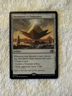 MTG: Aetherdrift #R0237 Monument to Endurance Regular Near Mint Unplayed - Image 1