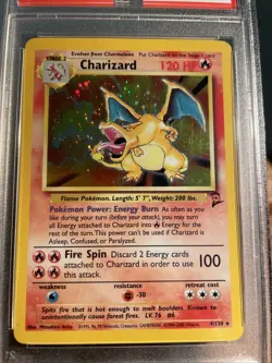 2000 Pokemon - PSA 6 Charizard Base Set 2 - Holo #4 - Pokemon Game - Image 3