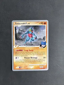 Pokemon TCG Toxicroak G World Championship 2009 DP41 Black Star Promo Nintendo - Image 1