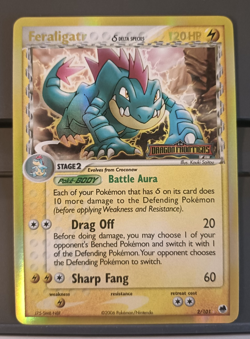 Pokemon Feraligatr (Specie Delta) 2/101 Dragon Frontiers Reverse Holo - Image 1