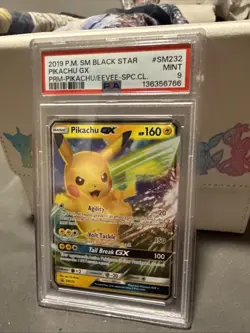 2019 POKEMON SM BLACK STAR PROMO #SM232 PIKACHU GX PSA 9 - Image 2