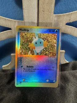 Pokemon Mudkip Card Ruby and Sapphire, Common Reverse Holo, 59/109 - Image 1