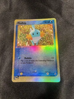 Pokemon Mudkip Card Ruby and Sapphire, Common Reverse Holo, 59/109 - Image 4