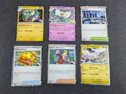 Lot of 6 Play! Pokemon League Prize Pack Holos - Image 1