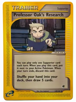 Professor Oak’s Research - 149/165 Expedition 2002 - E Reader WOTC Pokemon - NM - Image 1