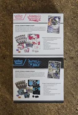 Sealed Pokemon TCG Black Bolt and White Flare Elite Trainer Box ETB Set of 2 - Image 3