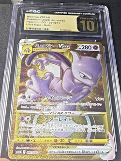 Mewtwo VSTAR 091/071 Pokemon GO Graded CGC Pristine 10 Ultra Rare - Image 4