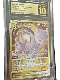 Mewtwo VSTAR 091/071 Pokemon GO Graded CGC Pristine 10 Ultra Rare - Image 5