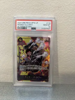 Monkey.D.Luffy OP10-118 Parallel Royal Blood One Piece CCG Secret Rare Foil - Image 1