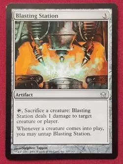 Magic The Gathering FIFTH DAWN BLASTING STATION artifact card MTG - Image 1