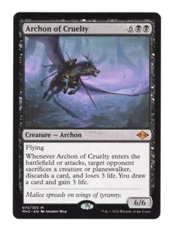 MTG English Archon of Cruelty NM Normal Modern Horizons 2 - Image 1
