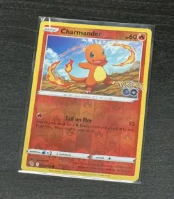 Charmander 8/78 SWSH Pokemon Go - Common - Pokemon Card NM reverse holo - Image 1