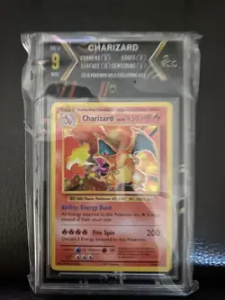 RCG 9 MINT Charizard 11/108 XY EVOLUTIONS HOLO RARE Pokemon TCG Trading Card - Image 1