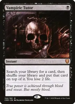 Vampiric Tutor Near Mint 156 Commander Legends Reg - Image 1