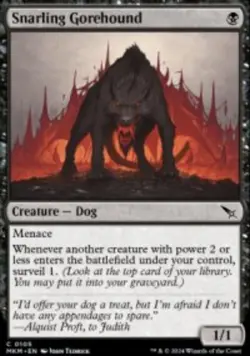 Snarling Gorehound Murders at Karlov Manor (MKM) 105 MTG Regular NM - Image 1