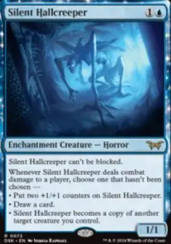 Silent Hallcreeper Duskmourn: House of Horror (DSK) 72 MTG Foil - Image 1