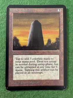 MTG Basalt Monolith Alpha Edition (ID PV23) - Image 1