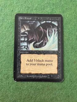 MTG Dark Ritual Alpha Edition (ID PV36) - Image 1