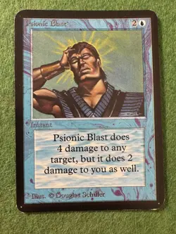 MTG Psionic Blast Alpha Edition (ID PV30) - Image 1
