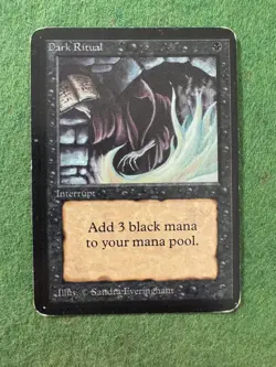 MTG Dark Ritual Alpha Edition (ID PV35) - Image 1