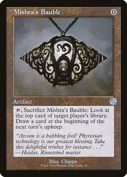 [MTG] Mishra's Bauble (Foil) (Retro Frame) (034) (BRR) NM - Image 1